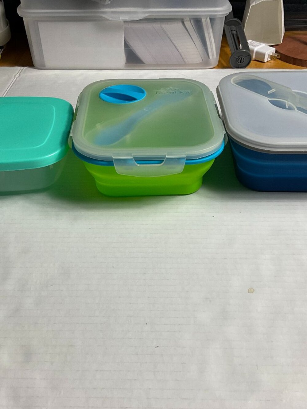 Set of 3 Food Storage Containers with Lids – Meal Prep & Lunch Containers